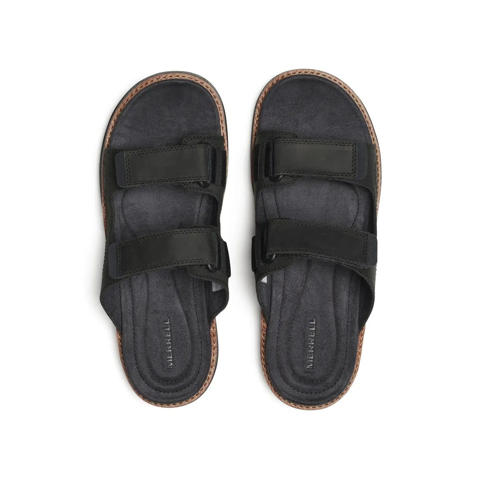 Merrell Men's Cove Leather Slide Black