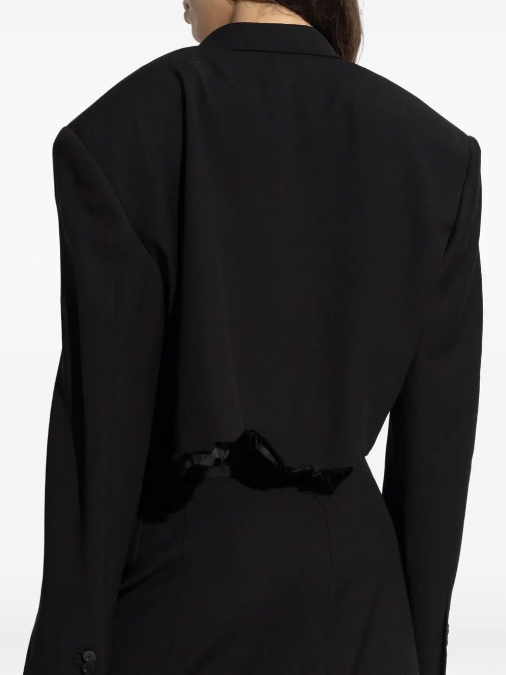 single-breasted notched lapels blazer