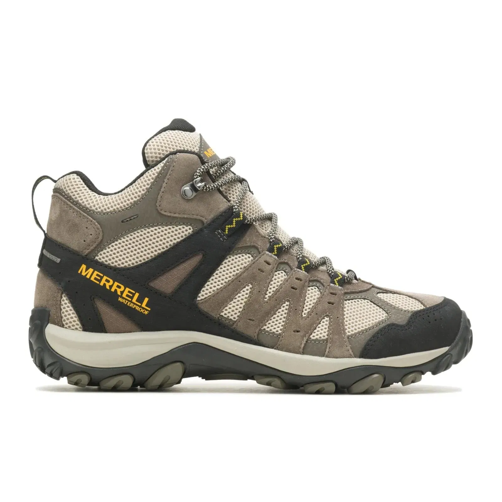 Merrell Men's Accentor 3 Mid Waterproof Boulder/Old Gold