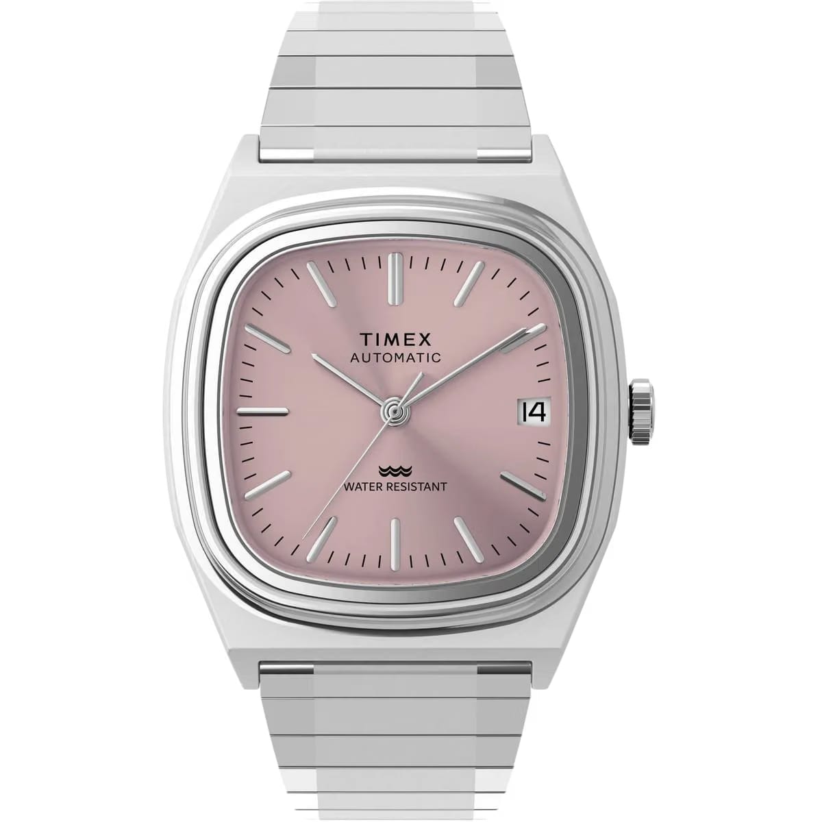 Timex Automatic 1983 E Line 34mm Stainless Steel Expansion Band Watch