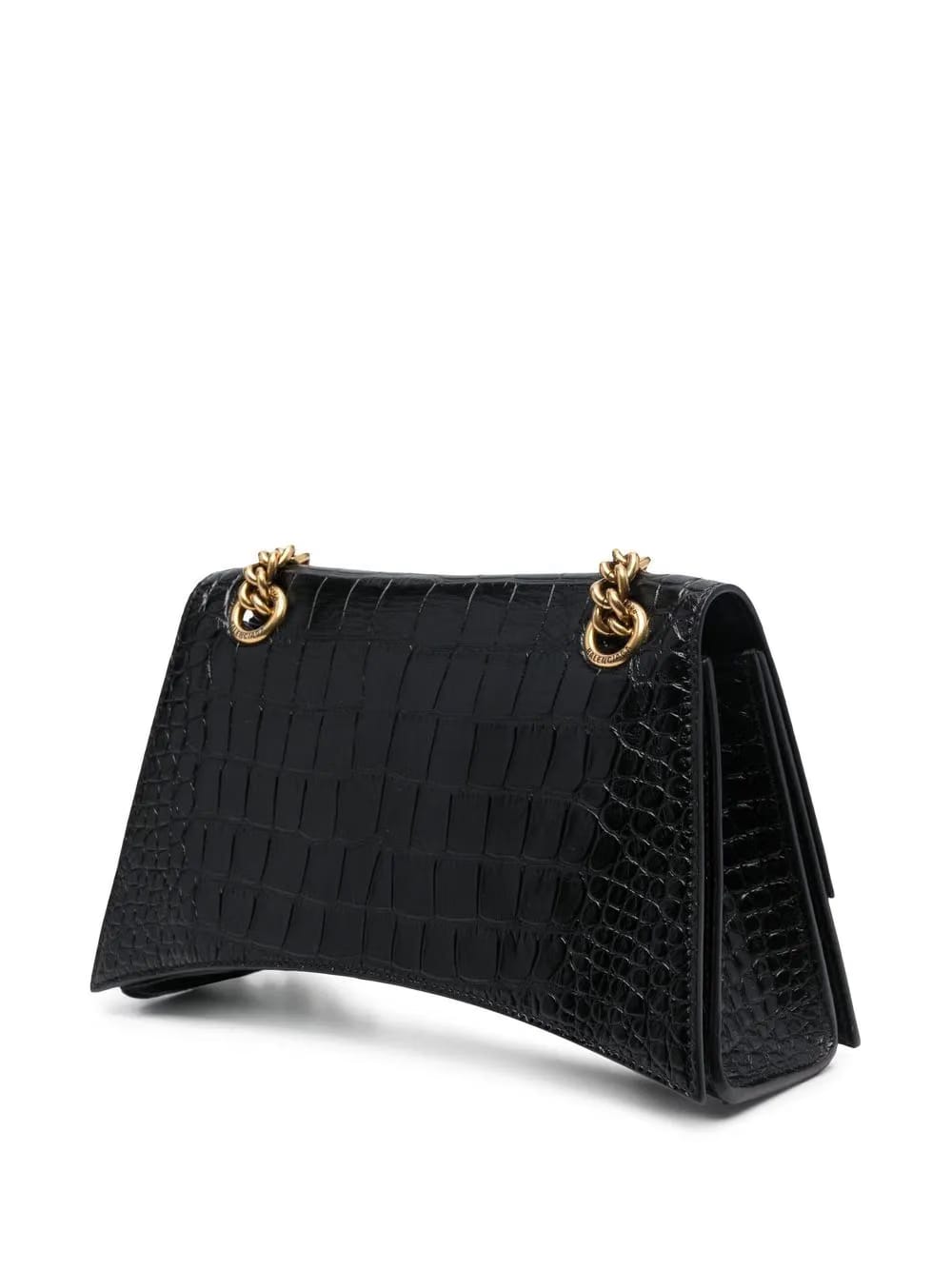small Crush crocodile-embossed shoulder bag