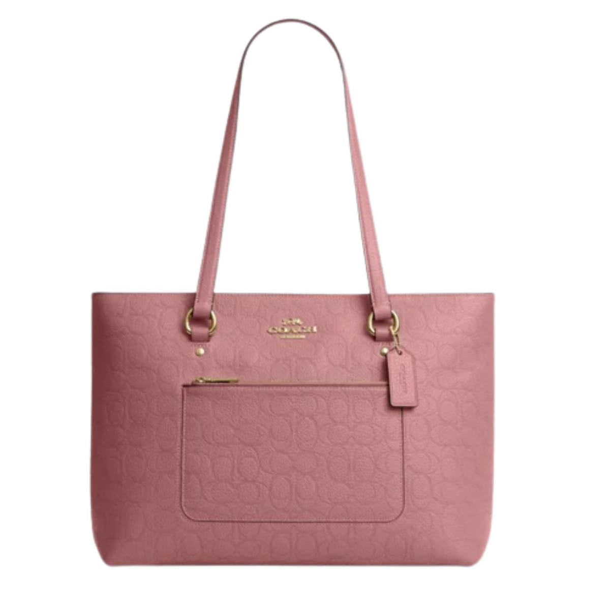 Coach Station Tote Bag In Signature Leather Gold