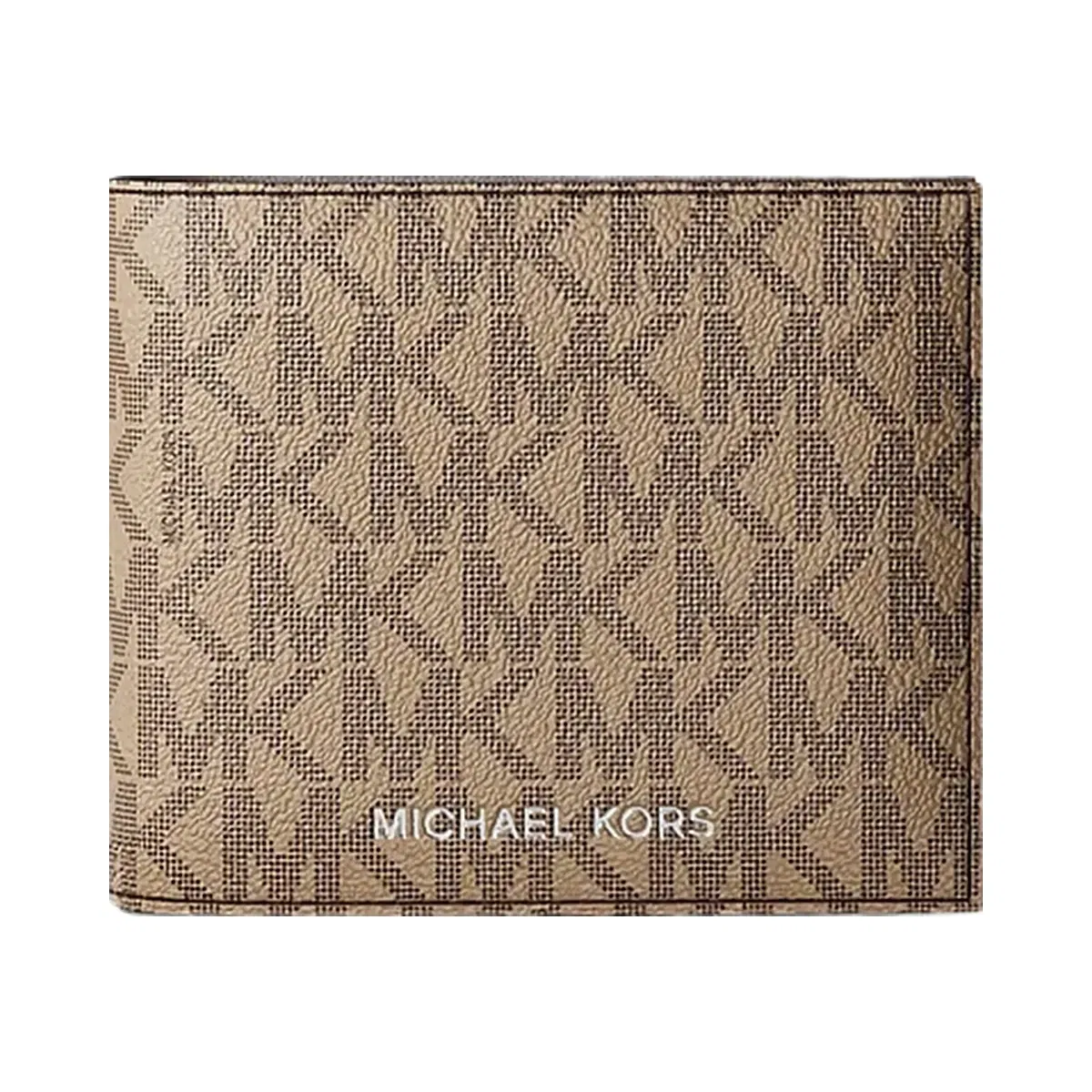 Michael Kors Cooper Logo Billfold Wallet With Coin Pouch CAMEL