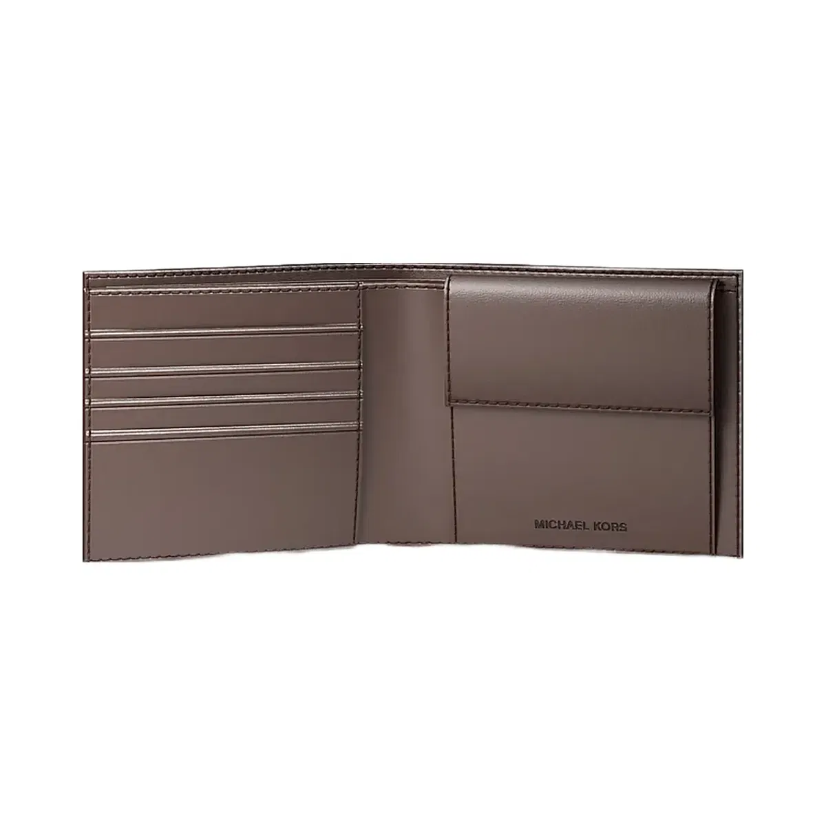 Michael Kors Cooper Logo Billfold Wallet With Coin Pouch CAMEL