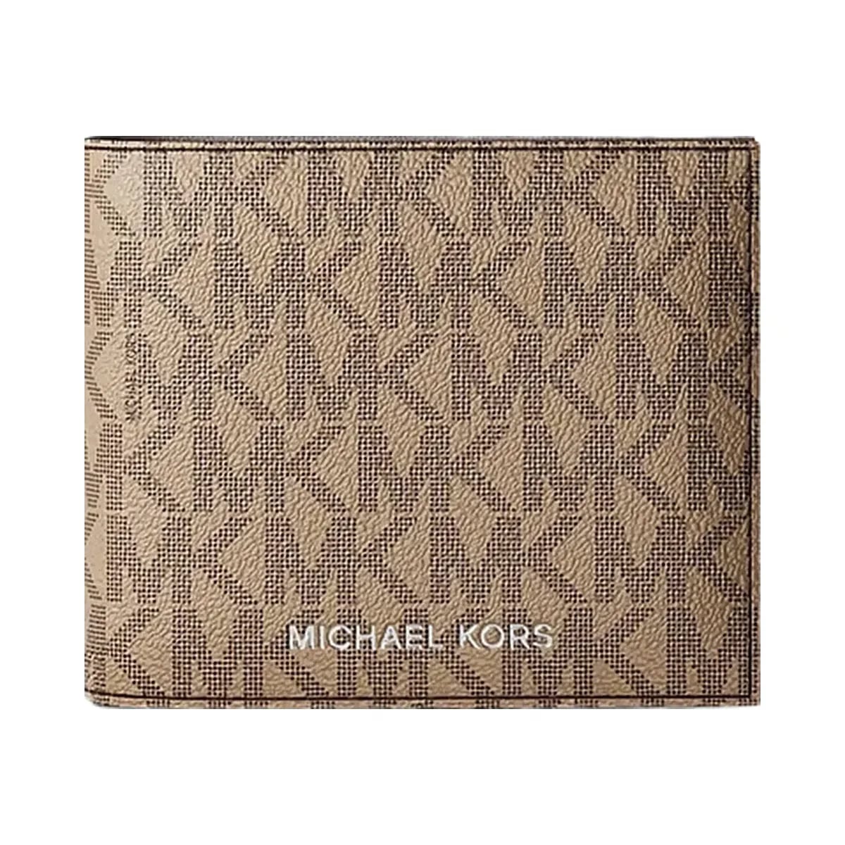 Michael Kors Cooper Logo Billfold Wallet With Coin Pouch CAMEL