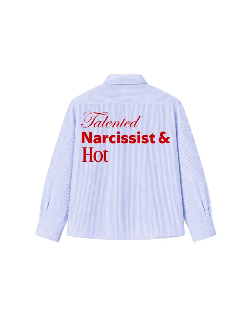 GIFTED EGO STRIPED SHIRT - SKY BLUE