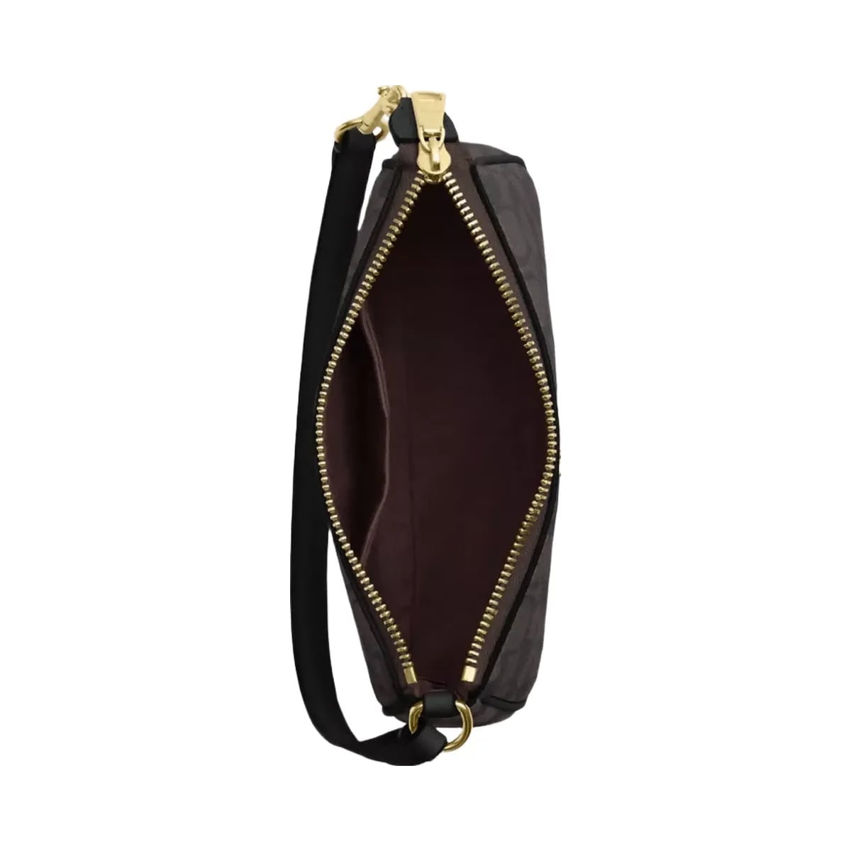 Coach Nolita 19 In Signature Canvas in Gold Walnut Black