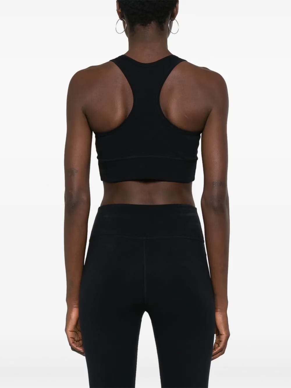 reflective-logo bra top