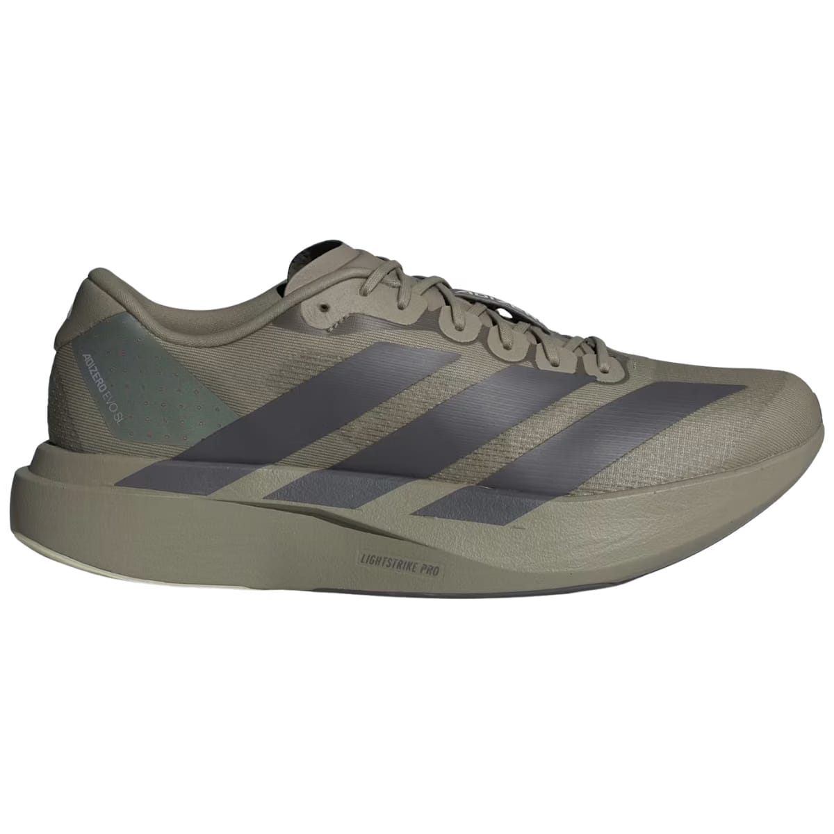 Adidas Men's Adizero Evo SL running shoes imuted green & grey