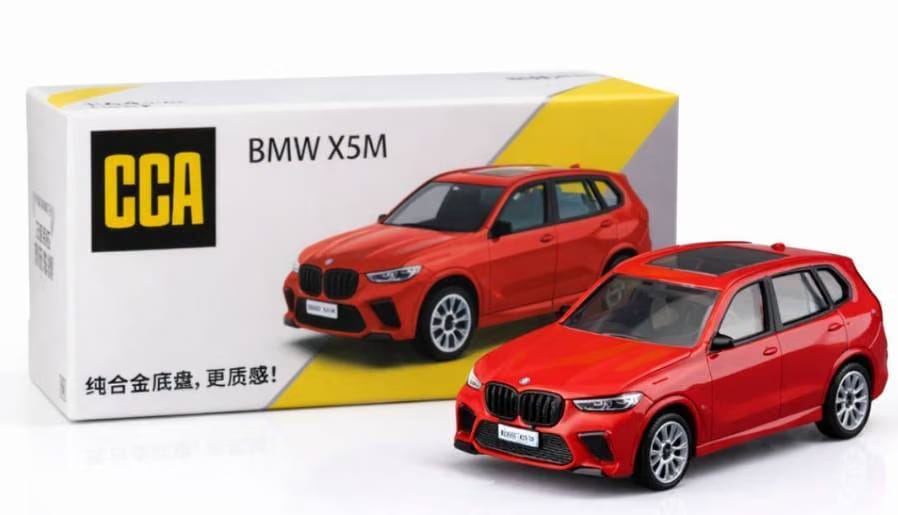 CCA BMW X5M – Red | 1:64 Scale Premium Die-Cast SUV Model Car (India)