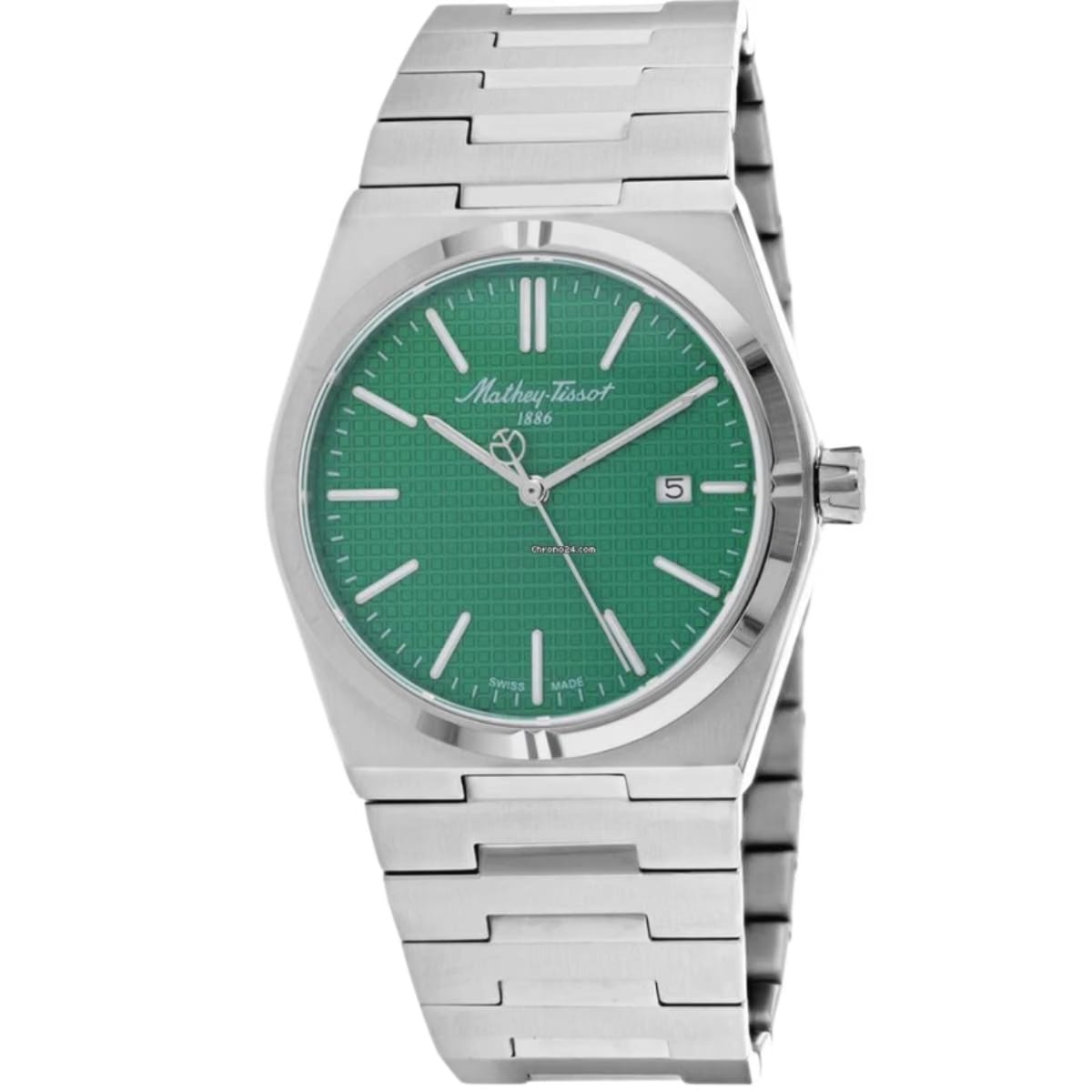 Mathey-Tissot Zoltan Quartz Diamond Green Dial Men's Watch H117AV