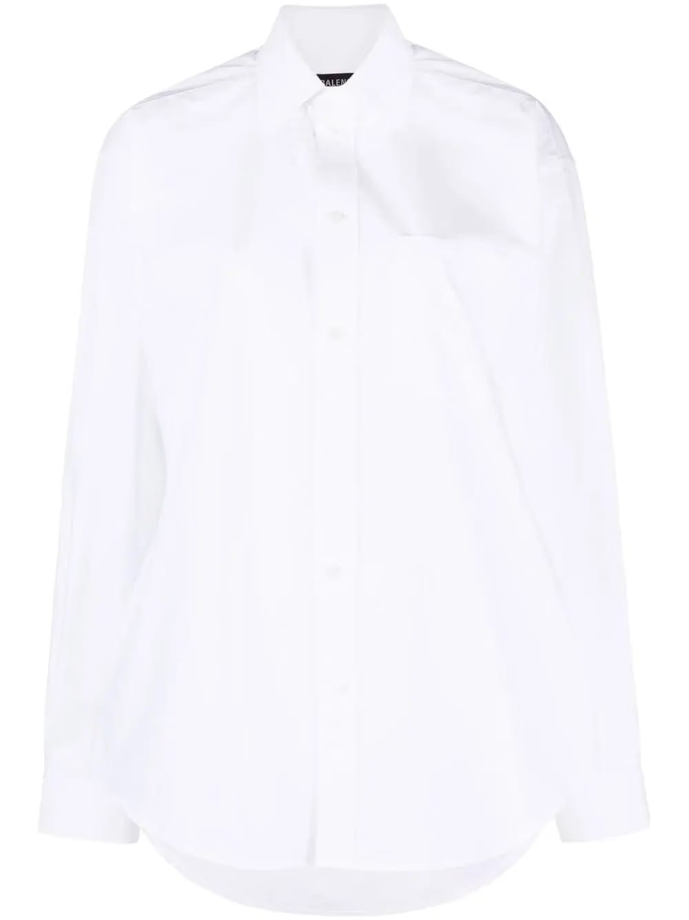 hourglass-shape long-sleeve shirt