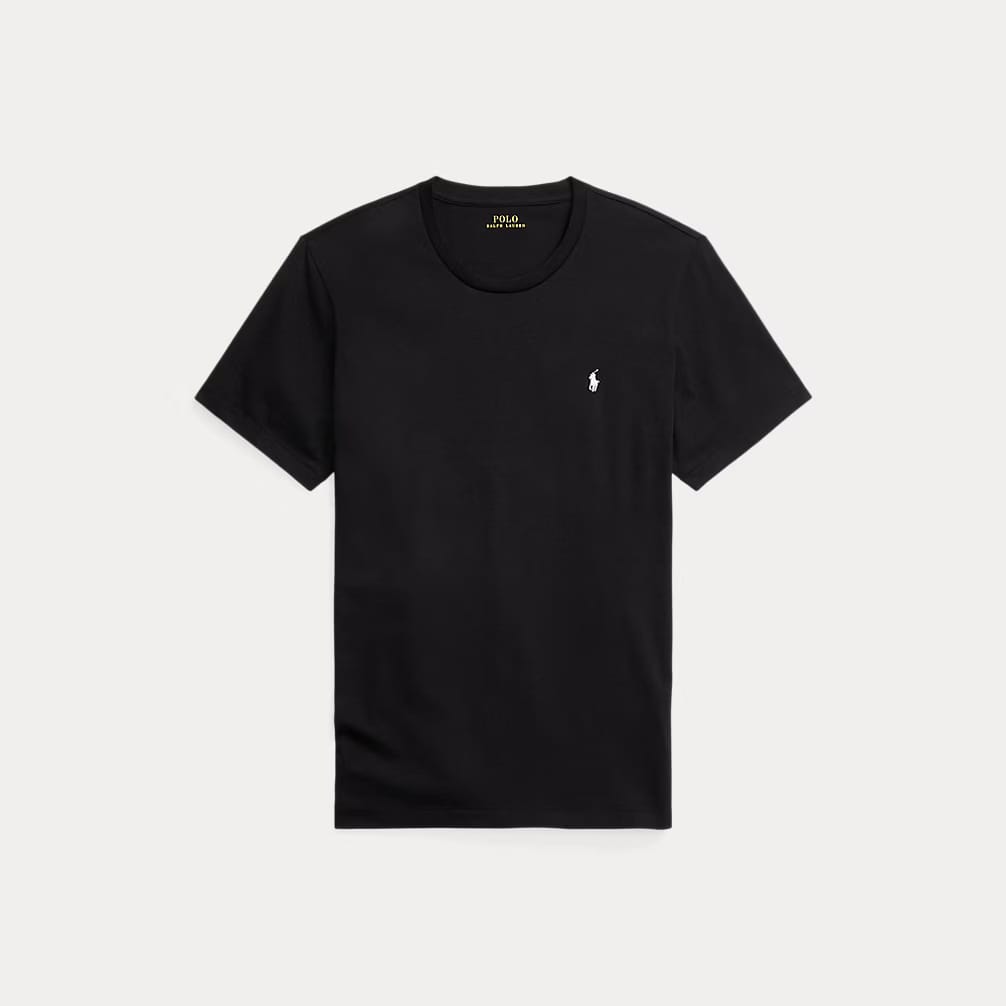 Cotton Jersey Sleep Black Shirt