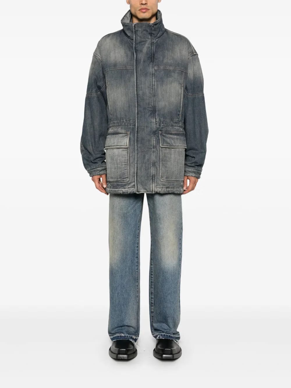 distressed jacket