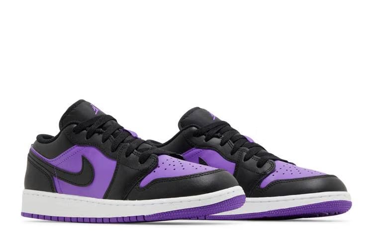 Air Jordan 1 Low Black Purple Venom