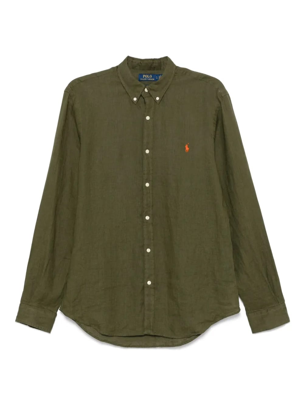 Polo Ralph Lauren linen shirt olive green