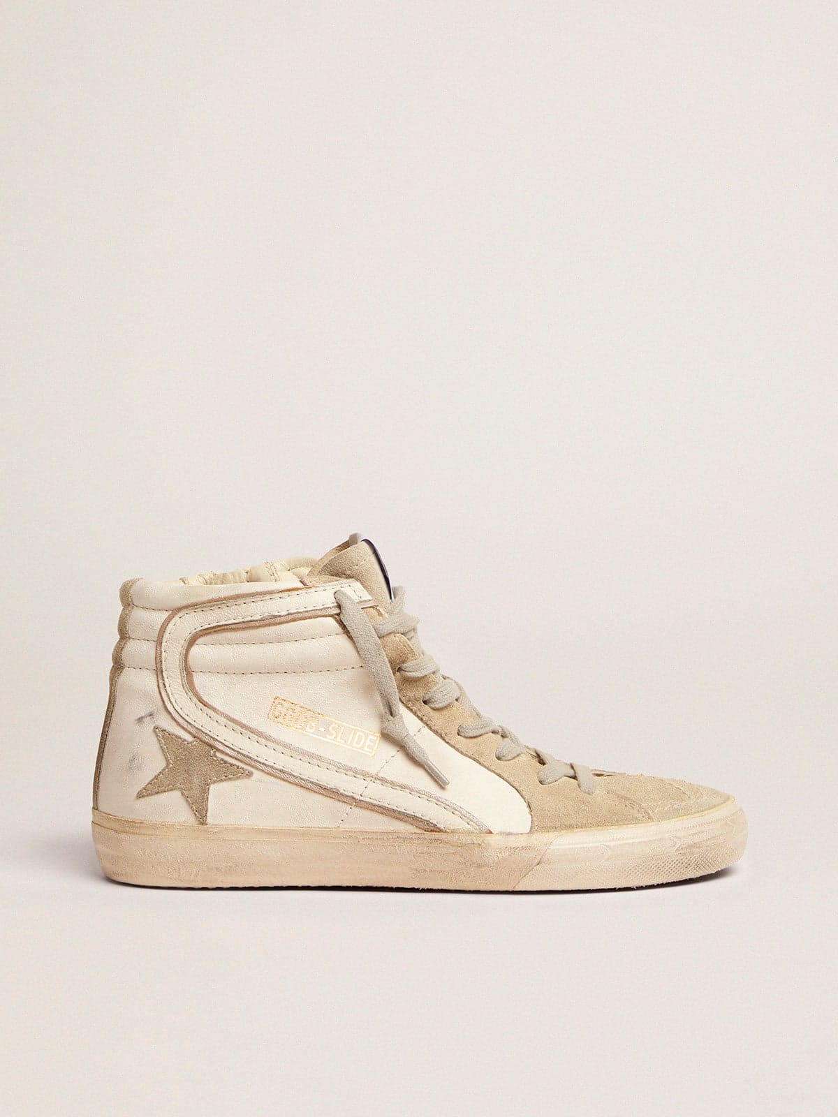 Golden Goose Wmns Slide Sneaker 'White Ice Grey'