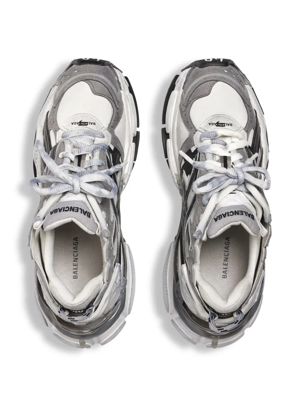Runner panelled-design sneakers