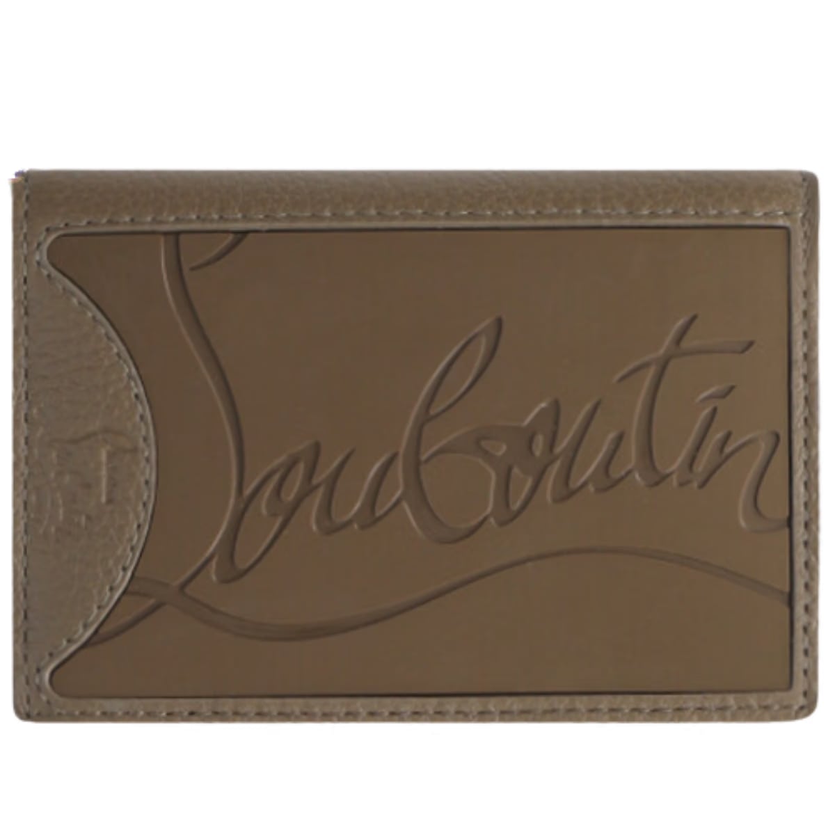 Christian Louboutin Panettone wallet taupe color
