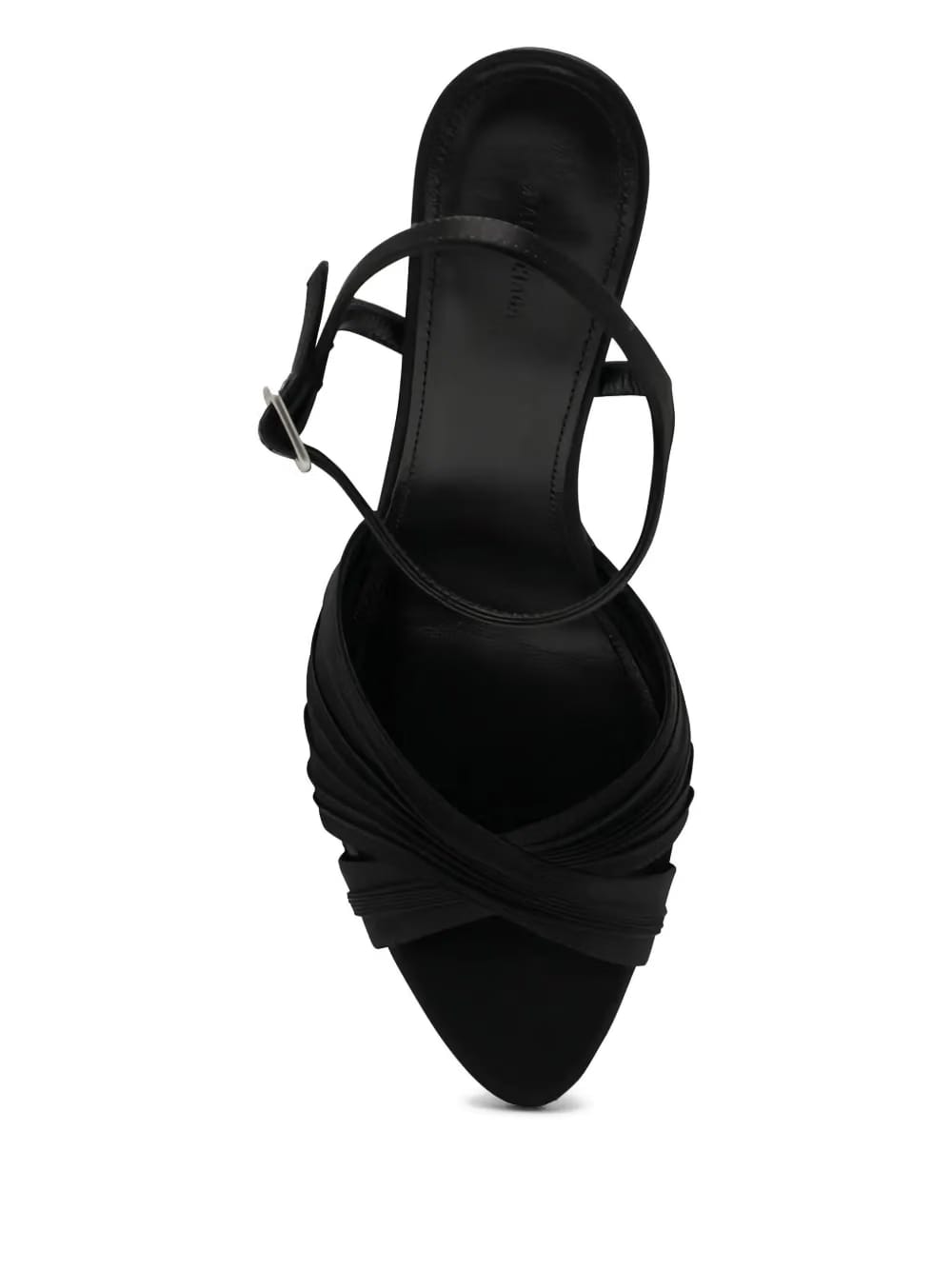 Plissé Dynas heeled sandals