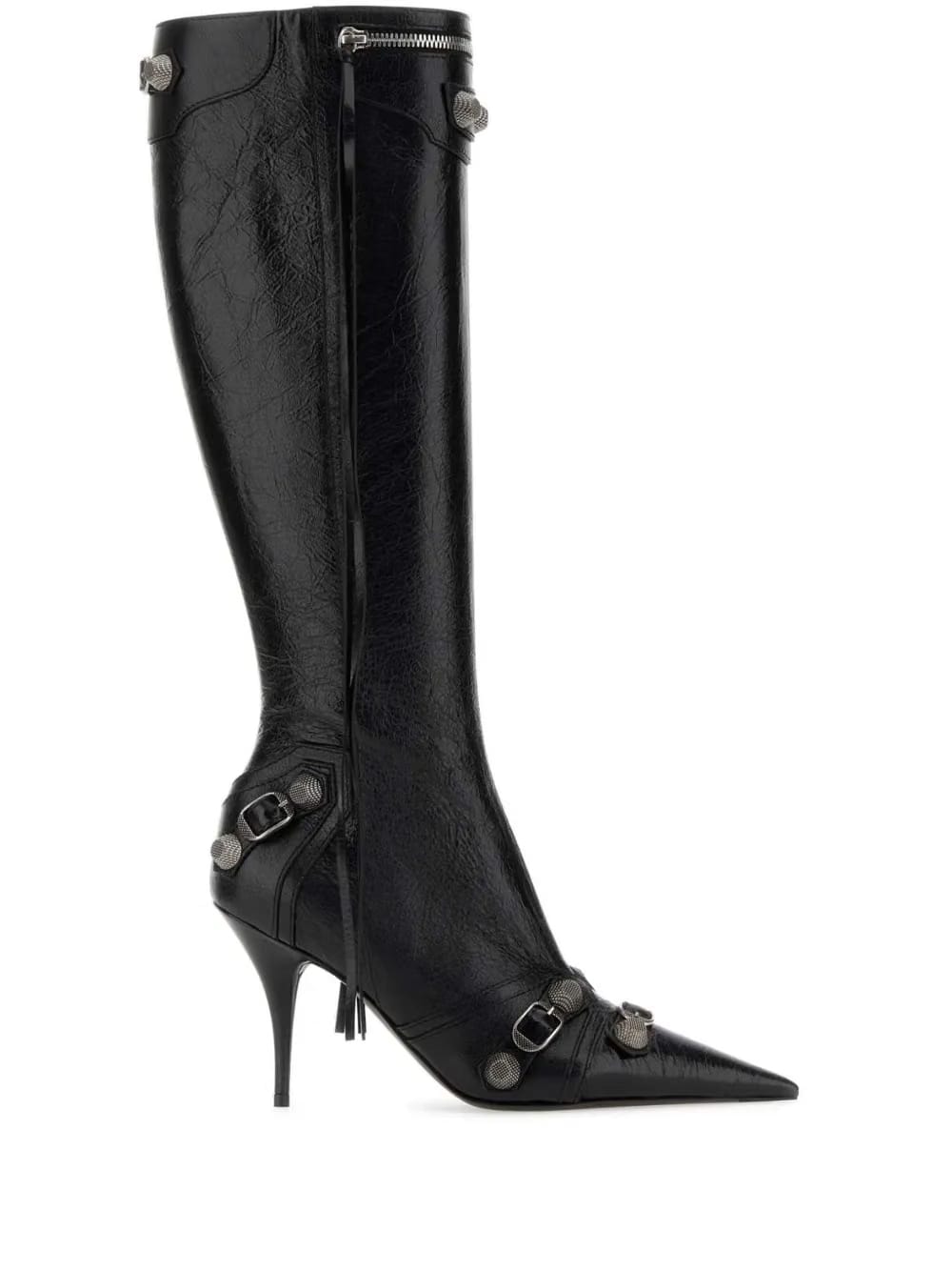 90mm Cagole leather boots