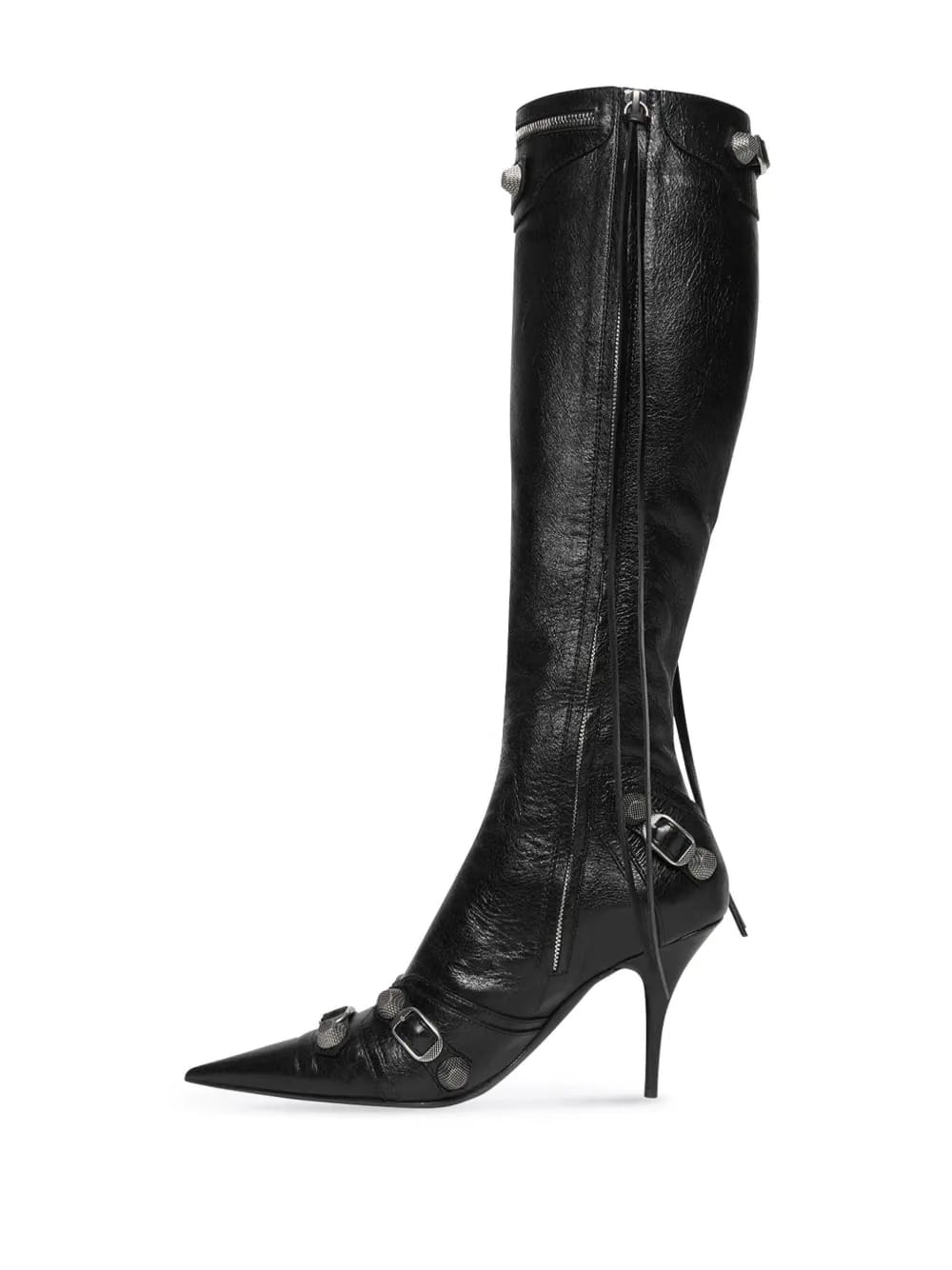 90mm Cagole leather boots