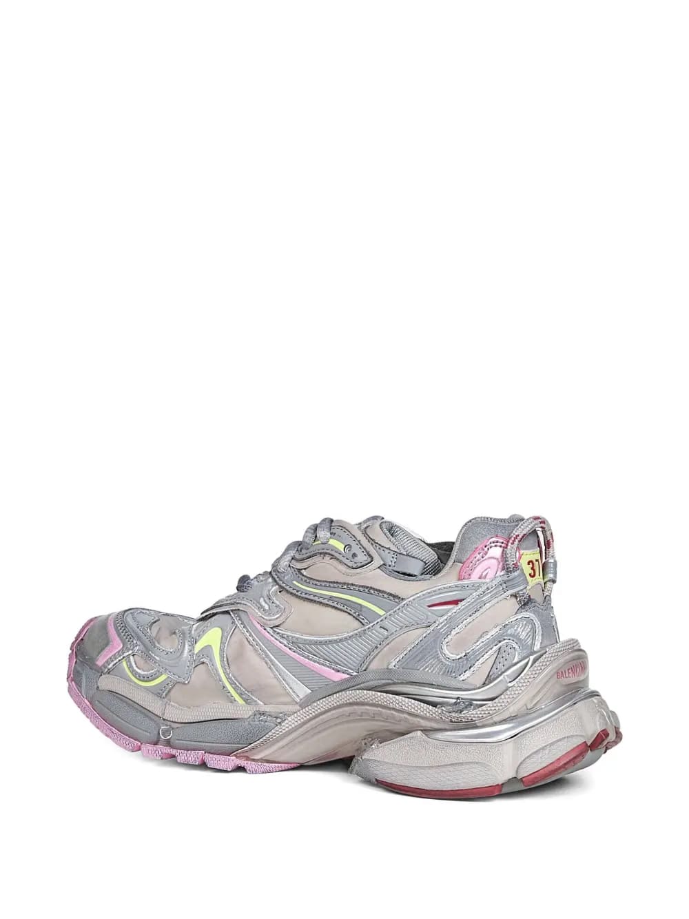 Runner 2.0 logo-embossed layered sneakers