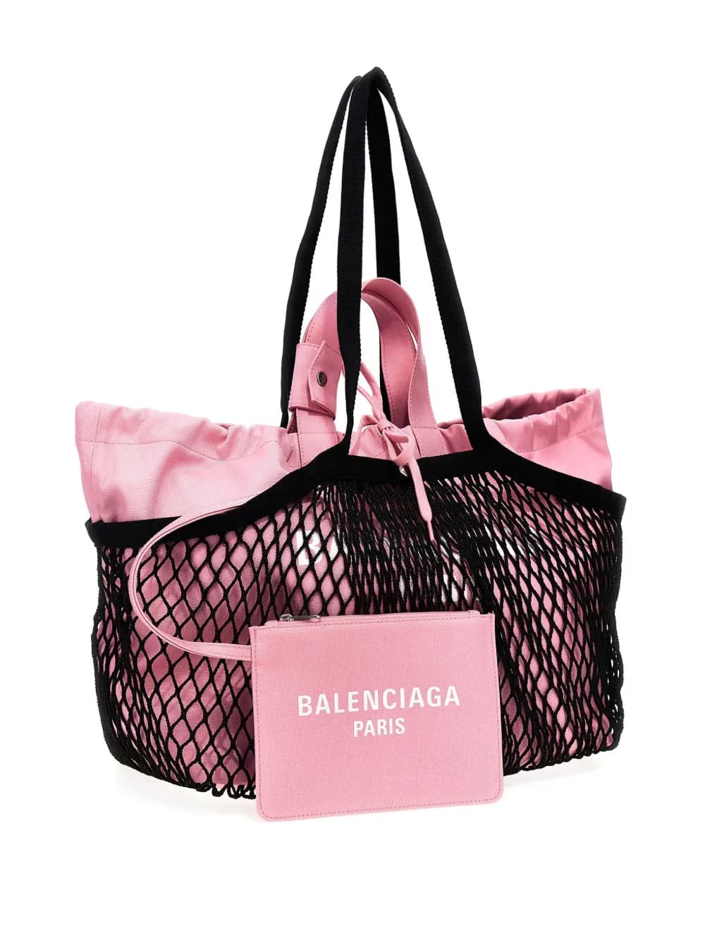 small 24/7 layered mesh tote bag