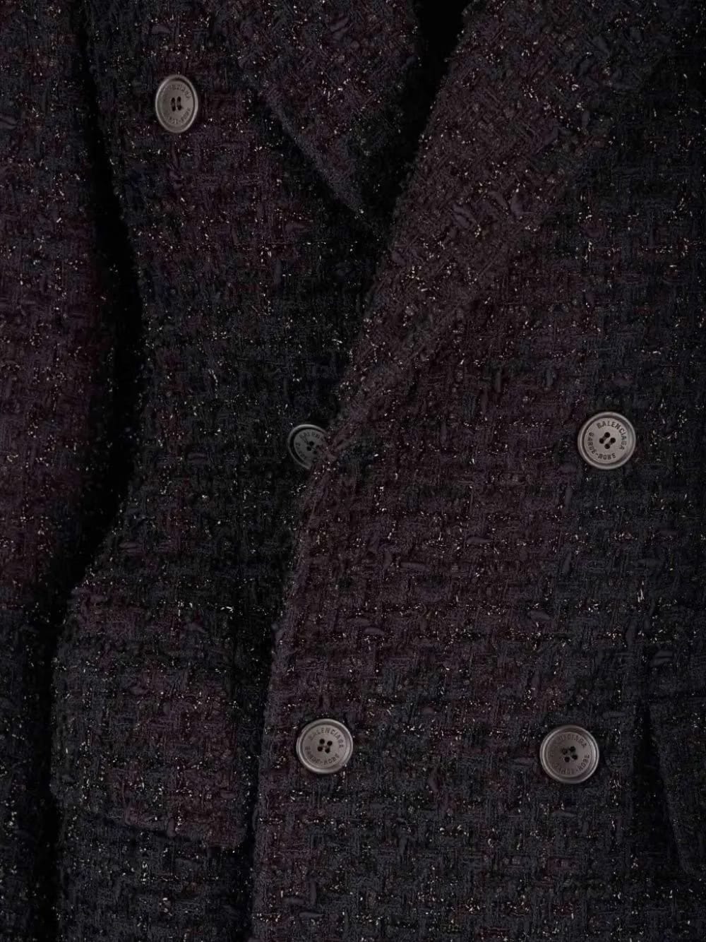 Hourglass tweed blazer