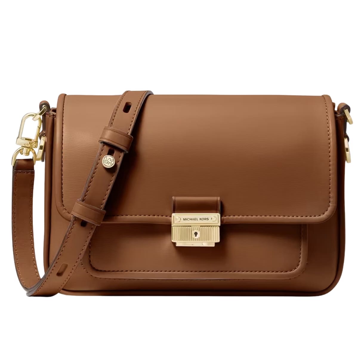 MICHAEL KORS Bradshaw Medium Leather Messenger Bag
