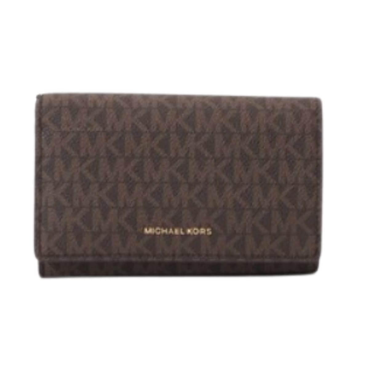 Michael Kors Women Brown Bryant Signature Wallet
