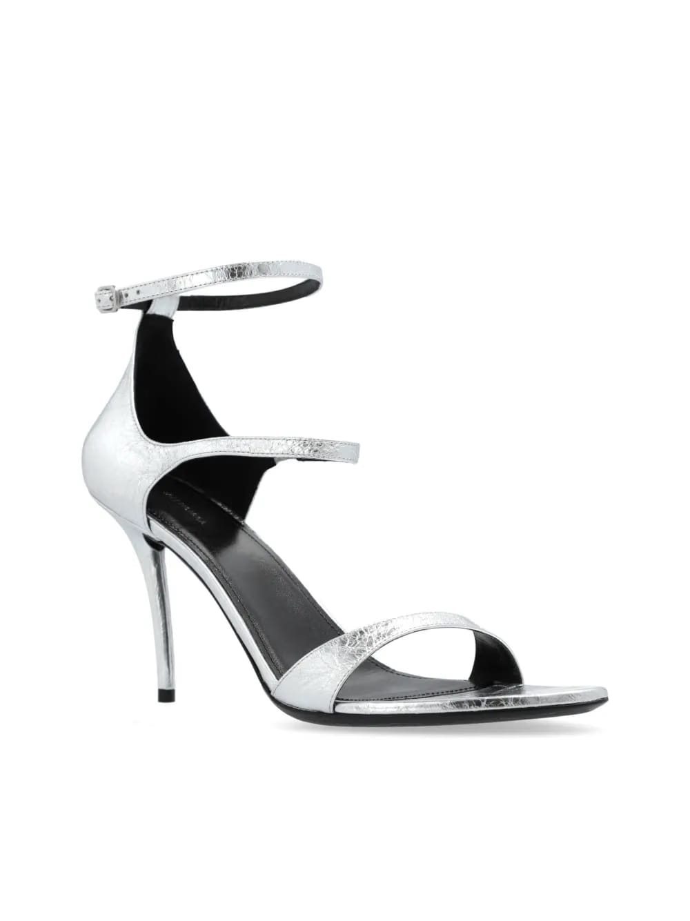 Honey metallic leather sandals