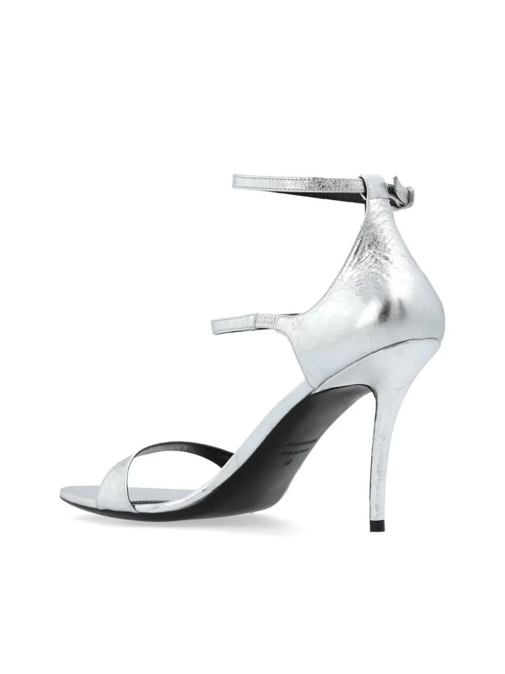 Honey metallic leather sandals