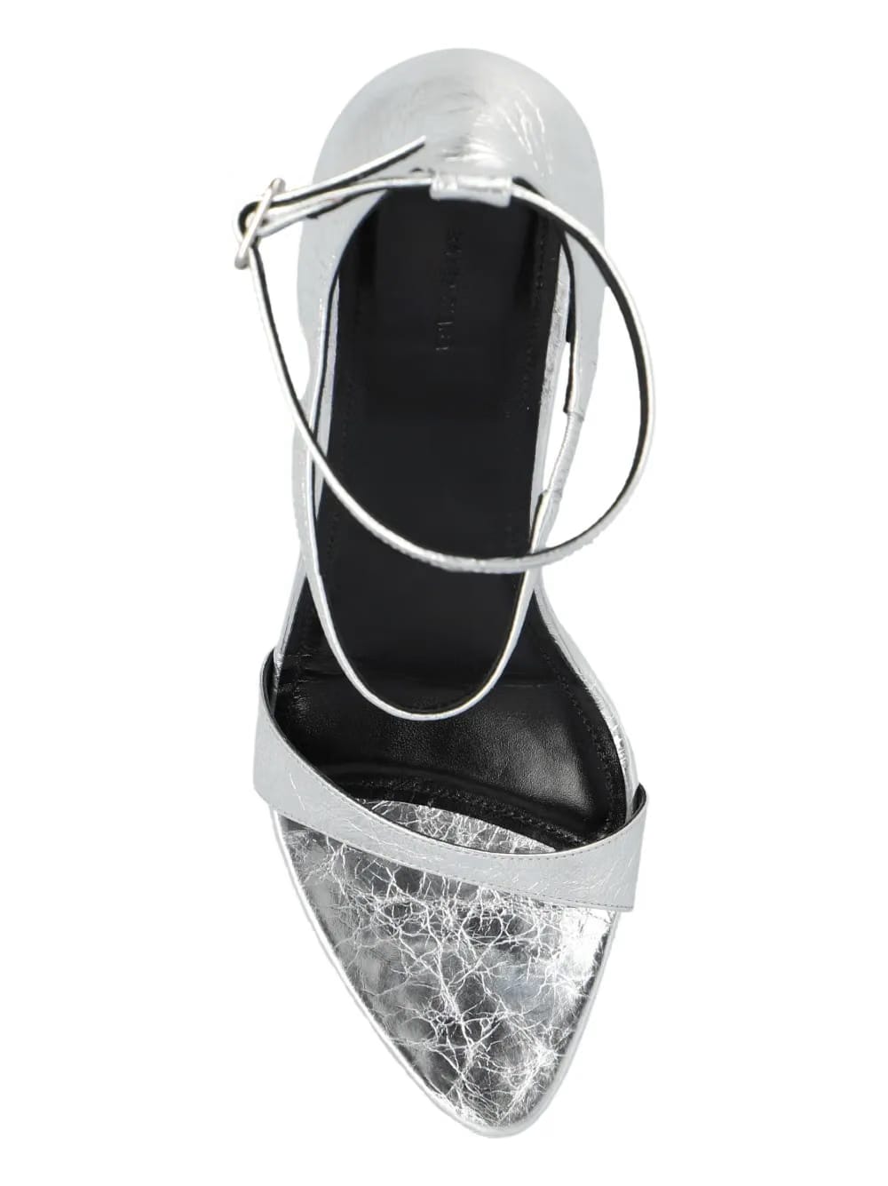 Honey metallic leather sandals