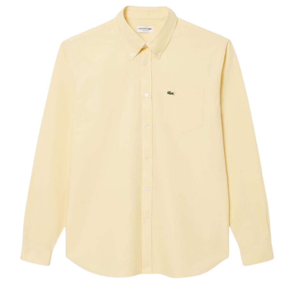Lacoste Men Casual Yellow Shirt