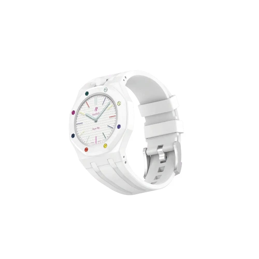 Royal Pop Unofficial Watch Strap - Huit Blanc