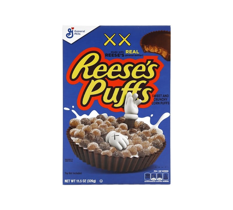 KAWS x Reese's Puffs Limited Edition Cereal (Not Fit For Human Consumption) Blue