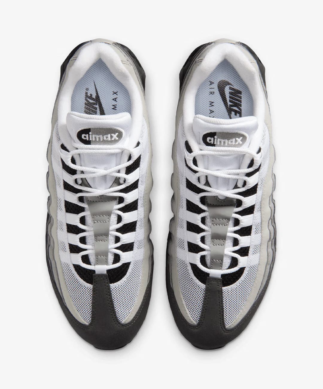 Nike | AIR MAX 95 BIG BUBBLE "OG" { BLACK/MEDIUM ASH/DARK PEWTER/WHITE