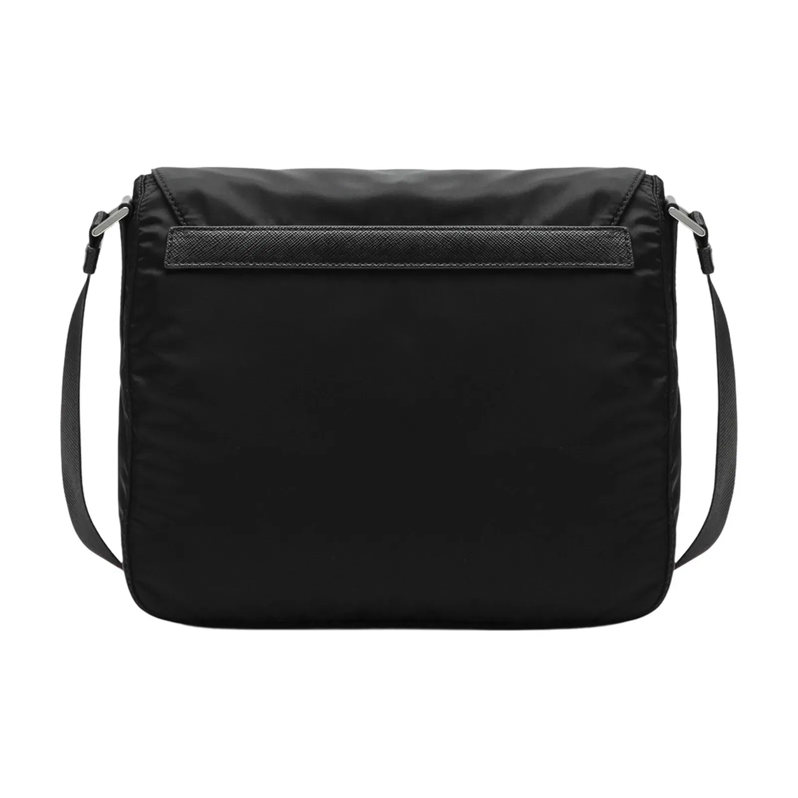 Re-Nylon Recycled Polyamide Shoulder Bag - Nero