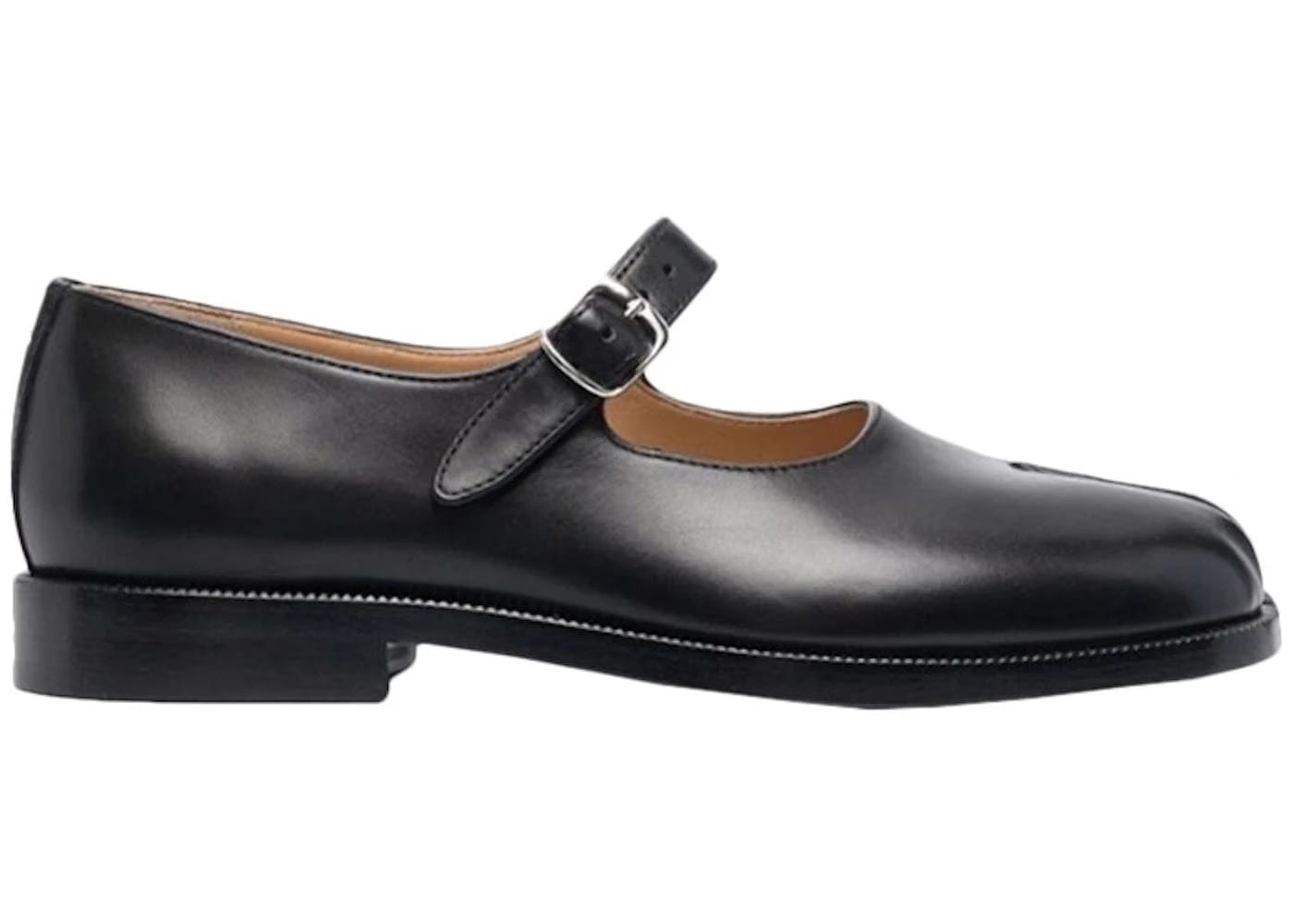 Maison Margiela Tabi Mary Jane Shoes Black Womens