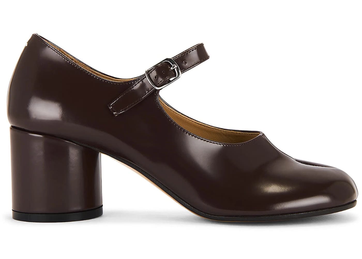 Maison Margiela Tabi Mary Jane Heel Moka Womens