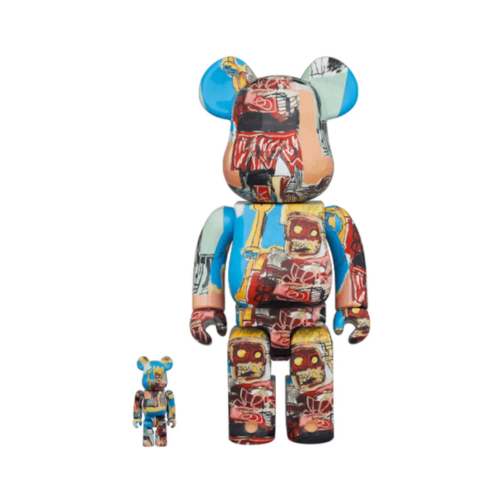Bearbrick JEAN-MICHEL BASQUIAT #6 100% & 400% Set