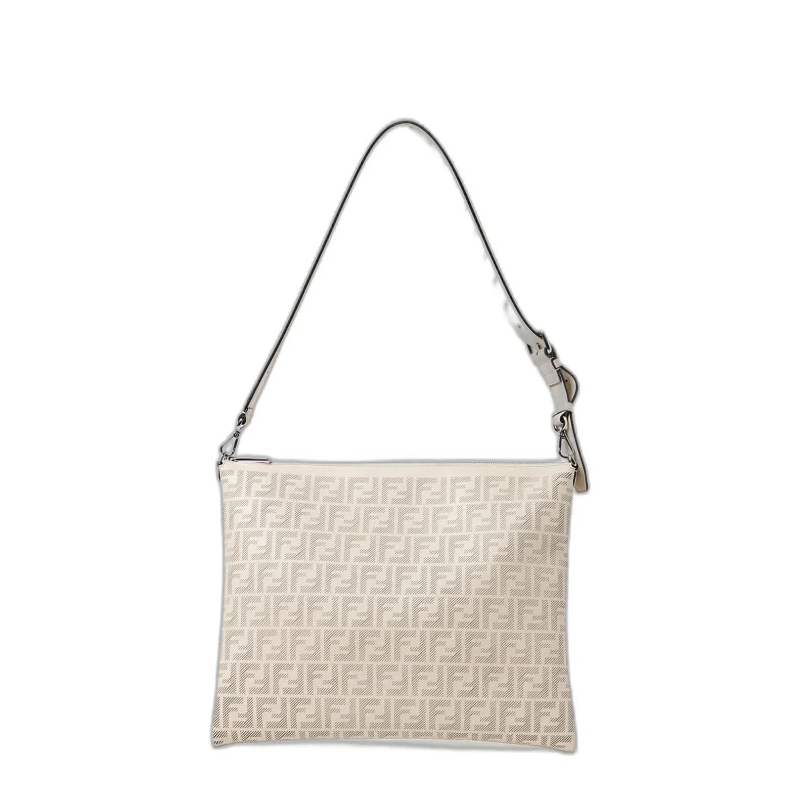 After FF
Ivory Calfskin Leather Shoulder Bag