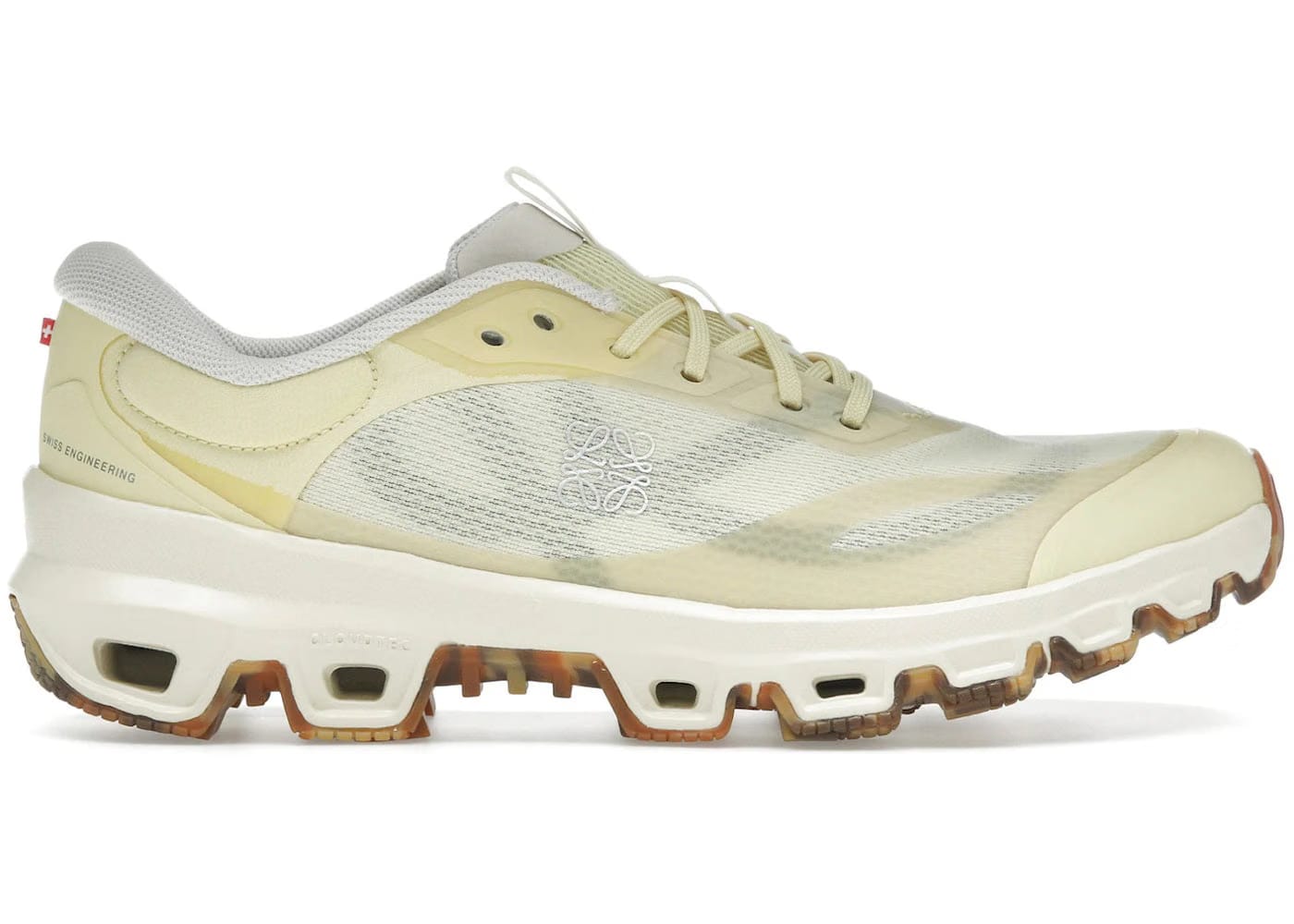 On Running Cloudventure 2 Loewe Yellow Tan Grey Womens