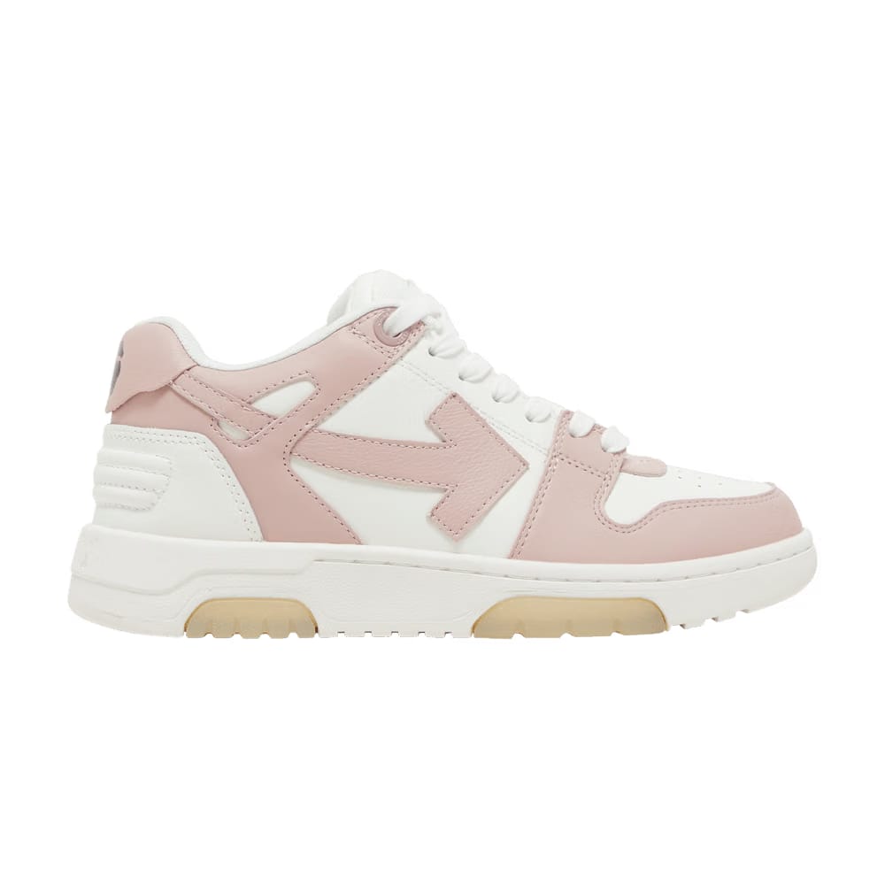 OFF-WHITE Out Of Office OOO Low Tops White Pink (W)