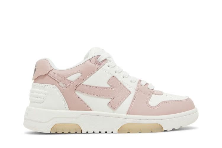 OFF-WHITE Out Of Office OOO Low Tops White Pink (W)