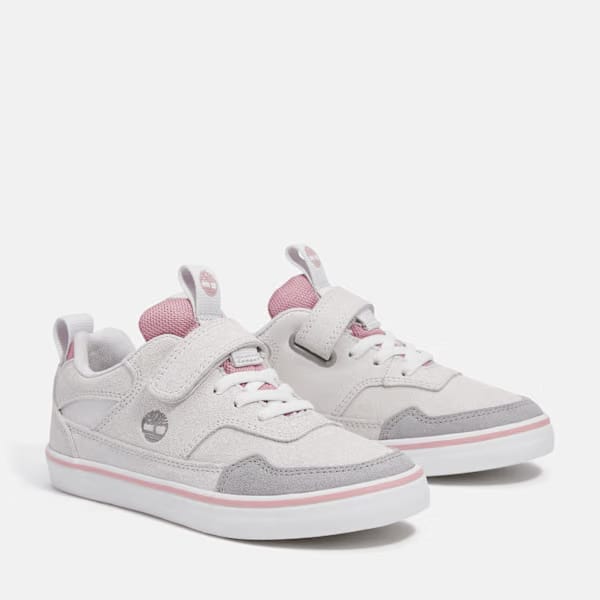 Timberland Youth Stone Jump Sneaker Light Grey Suede