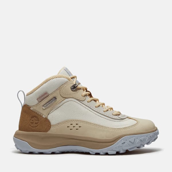 Timberland Timbercush Motion 7 Mid Waterproof Sneaker Light Beige Nubuck Women'S