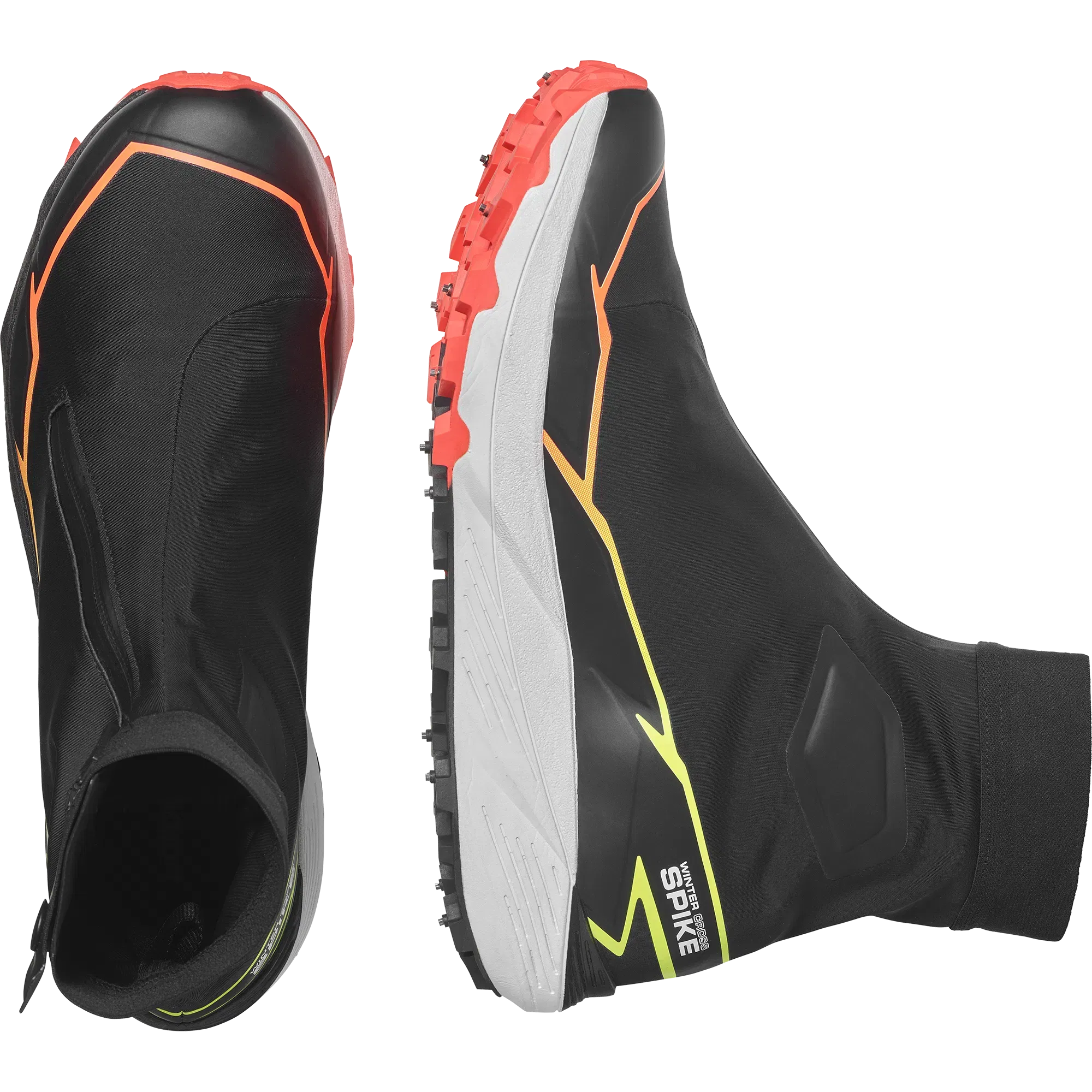 Salomon Winter Cross Spike Trail Running Shoes Black