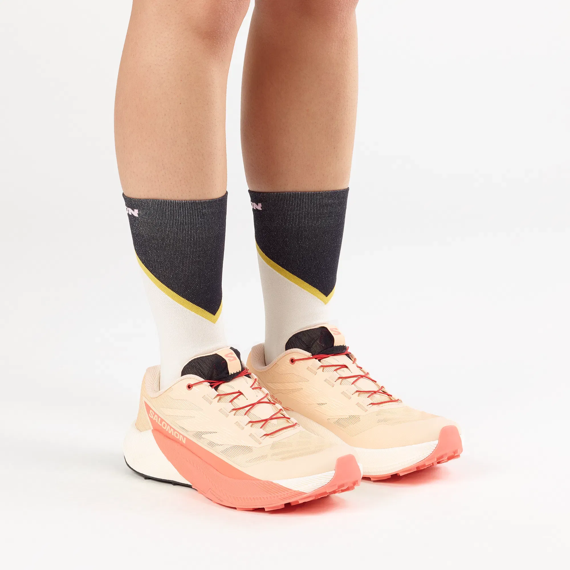 Salomon Pulsar Trail Running Shoes Womens Tender Peach